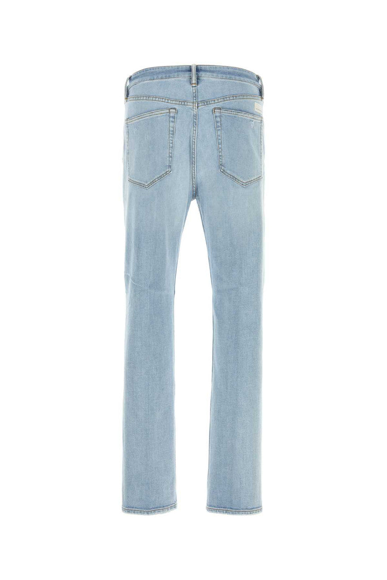 Light Blue Straight Jeans 2
