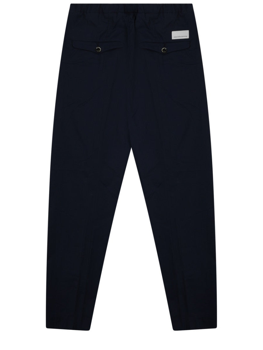Navy Blue Tapered Trousers 2