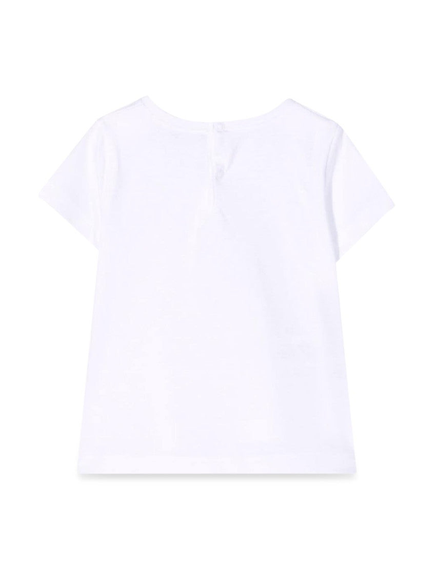 Baby Girl White Printed T-Shirt 2