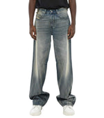 Blue Relaxed Mid Rise Jeans 1