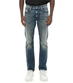 Blue Slim Mid Rise Jeans 1