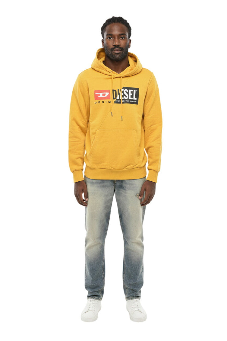 Yellow Graphic Logo Hoodie 1