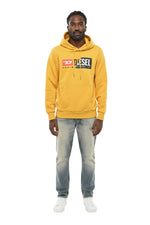 Yellow Graphic Logo Hoodie 1