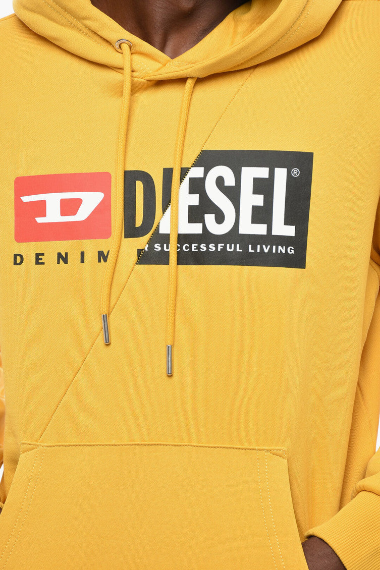 Yellow Graphic Logo Hoodie 3