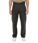 Dark Grey Straight Trousers 1