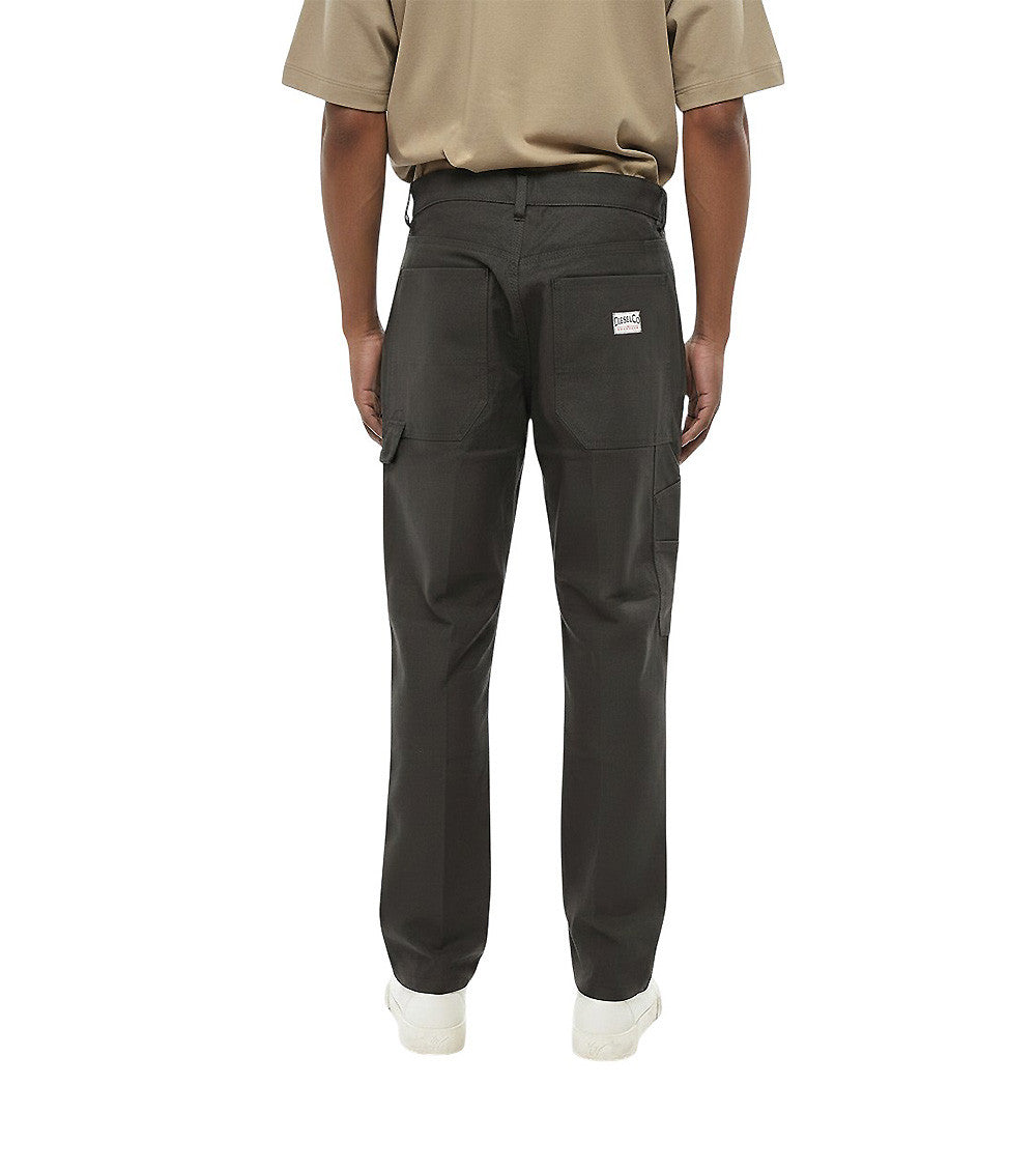 Dark Grey Straight Trousers 2
