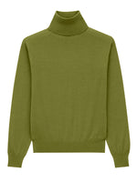 Olive High-Neck Sweater 1