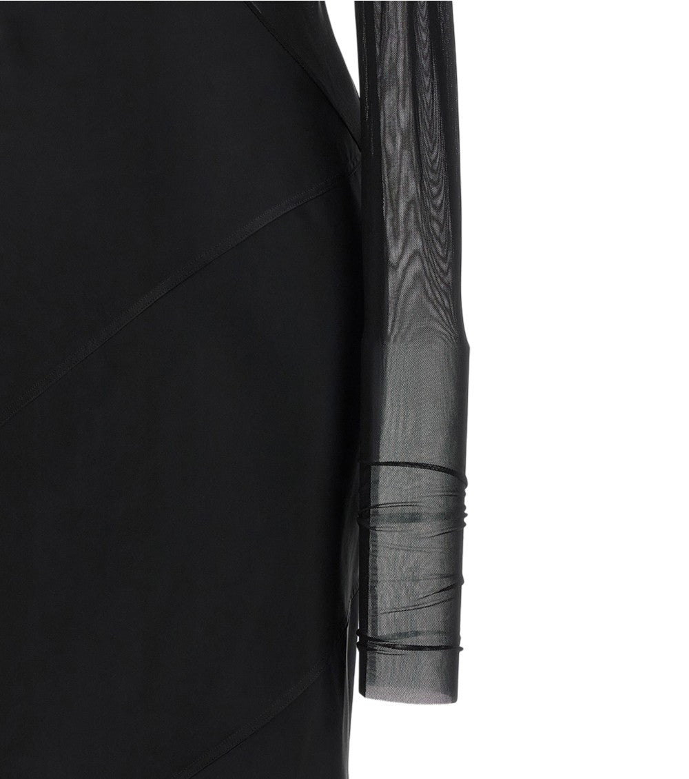 Black Crew Neck Maxi Dress 4