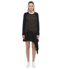 Black Crew Neck Mini Dress 1