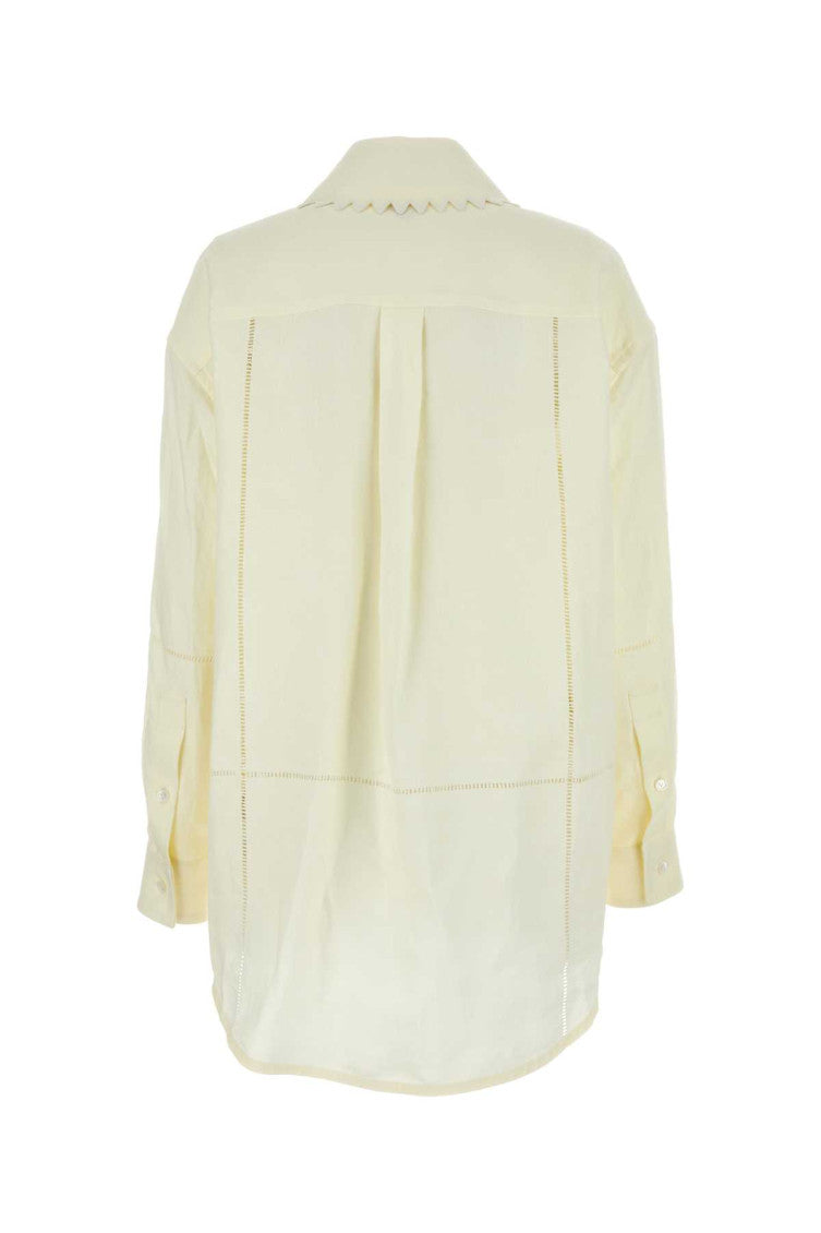 Yellow Loose Fit Buttoned Shirt 2