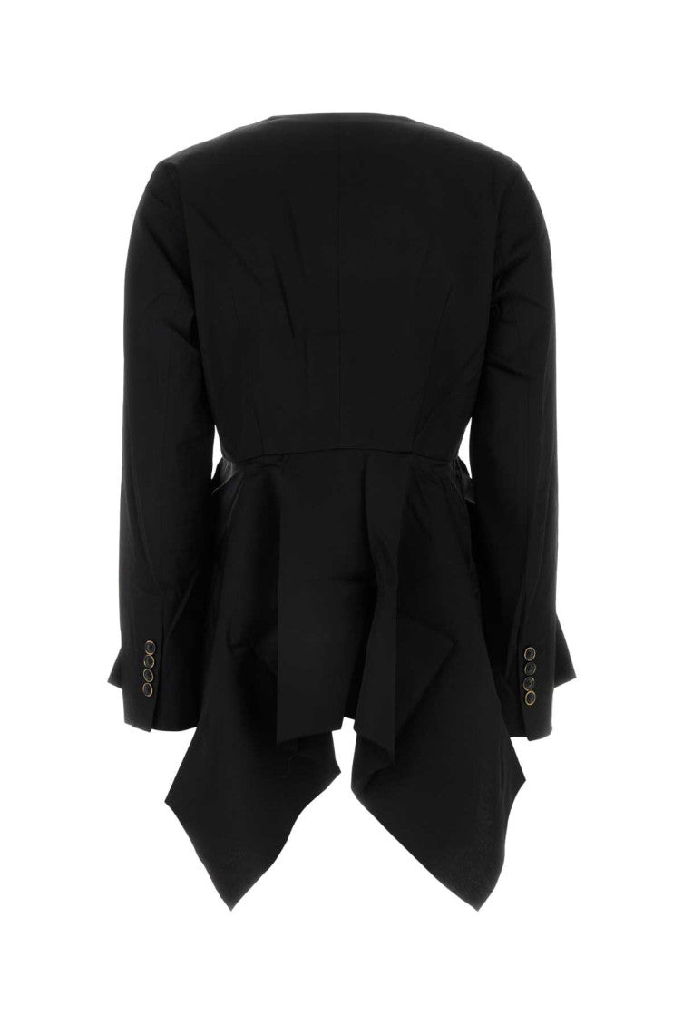 Black viscose blend Koney jacket 2