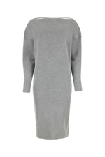 Grey Round Neck Dress 1
