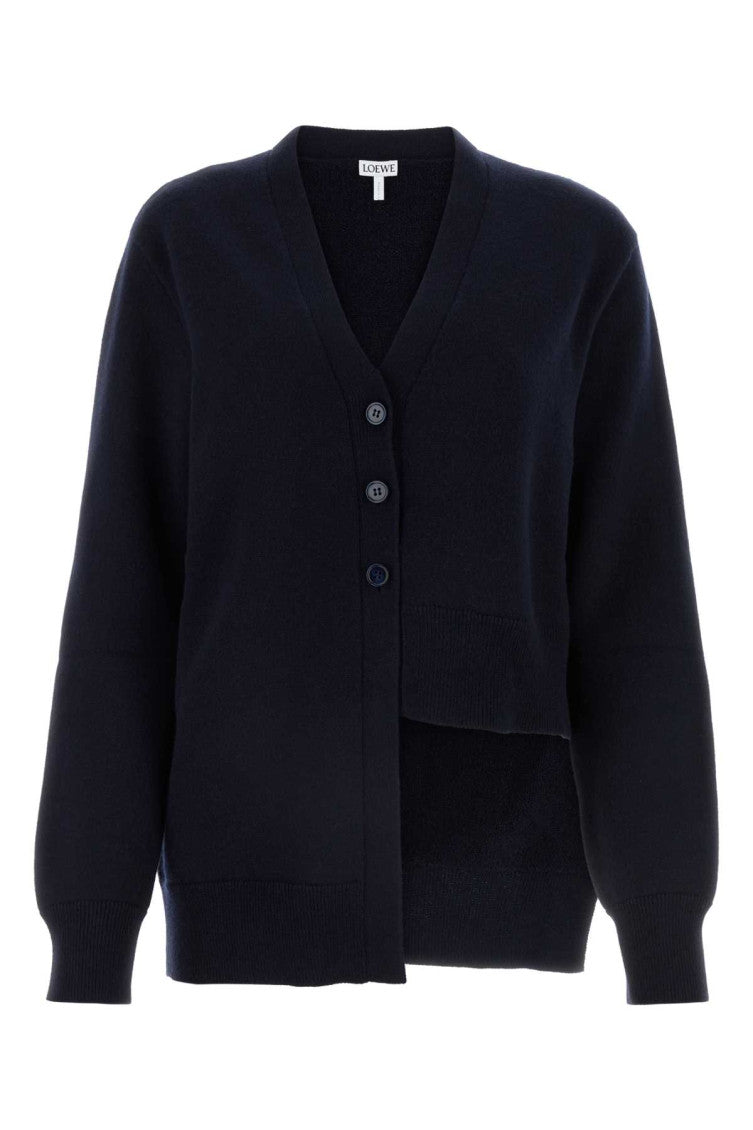 Midnight blue Wool cardigan  1