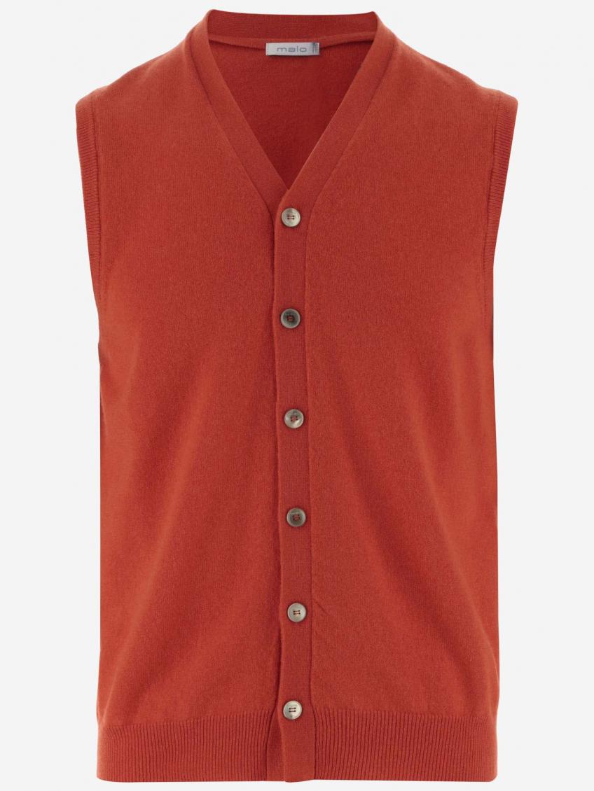 Rust Loose Fit Gilet 2