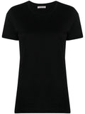 Black Logo Cotton T-shirt 1