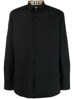 Black Long-Sleeve Formal Shirt 1