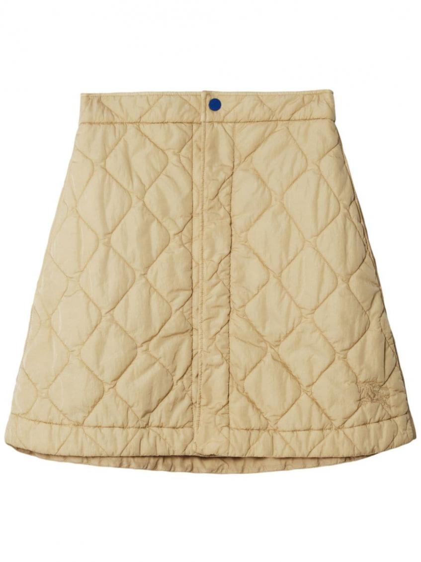 Beige A-line Skirt 2