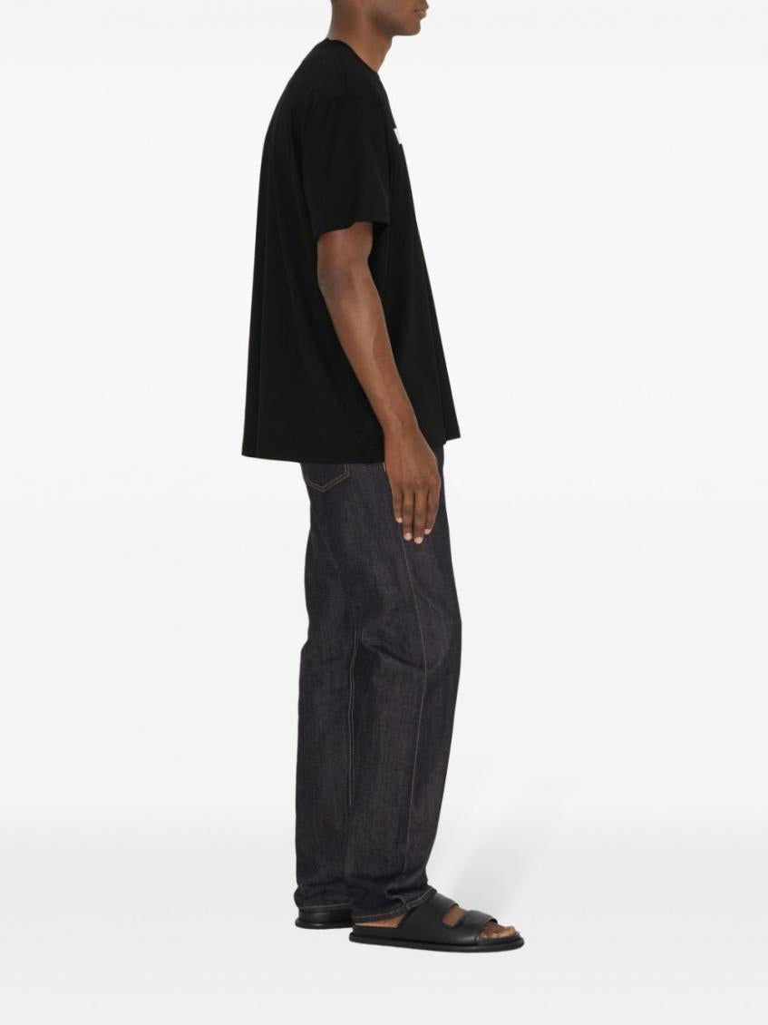 Black Logo Print T-shirt 5