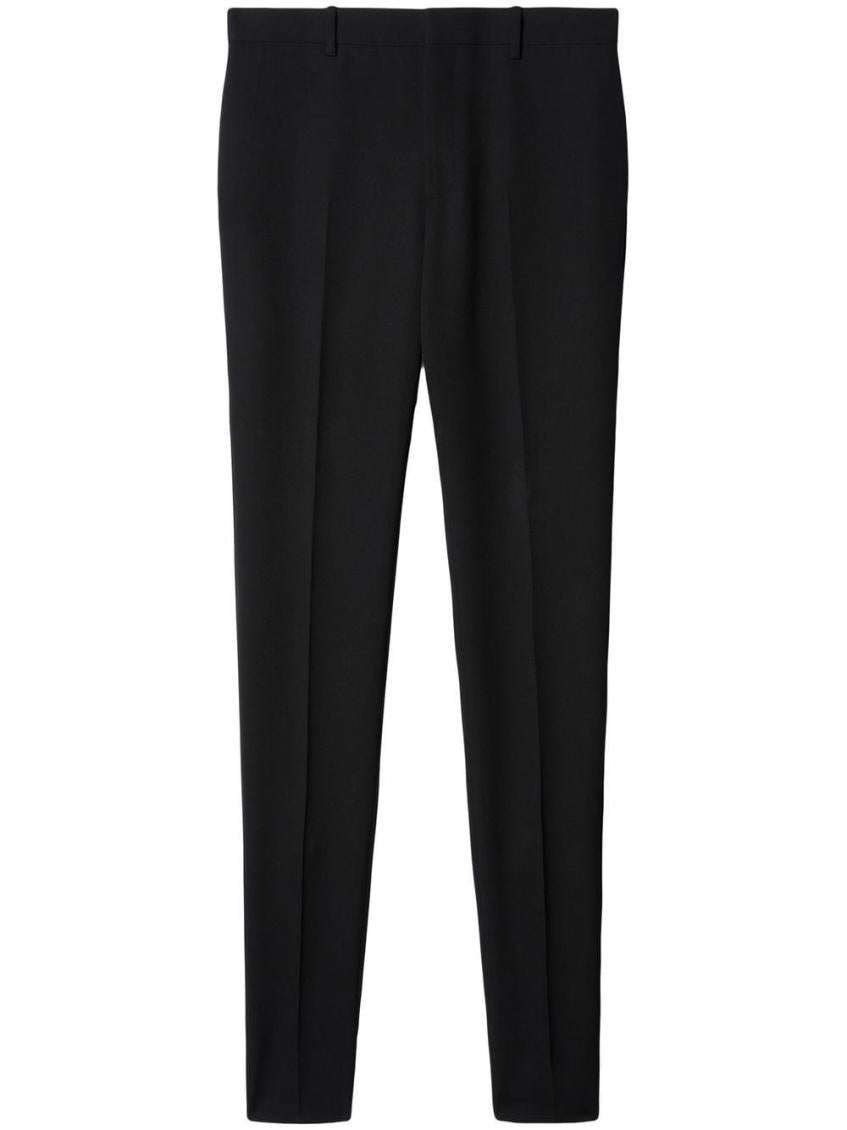 Black Wool skinny trousers 2