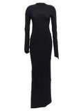 Black Spiral Dress 1