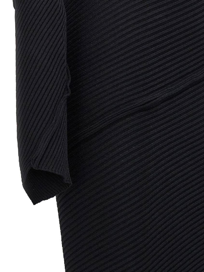 Black Spiral Dress 4