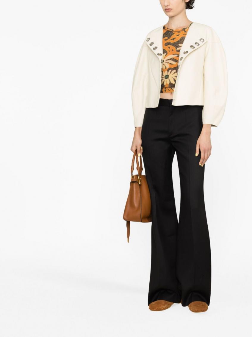 Black Flared Trousers 4