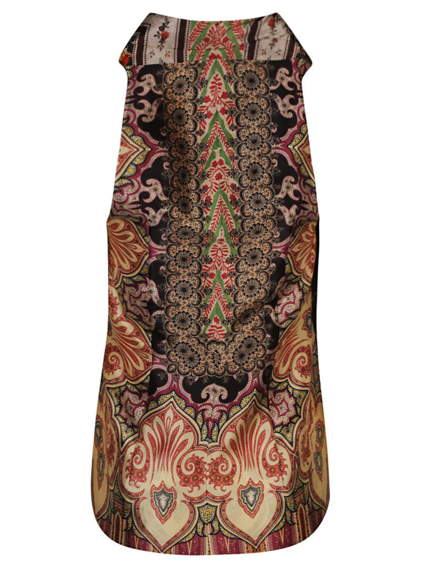 Multicolor Printed Wrap Shirt 2