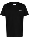 Black Logo cotton t-shirt 1