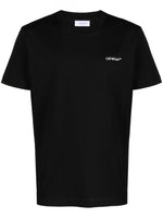 Black Logo cotton t-shirt 1