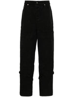 Black Cotton carpenter trousers 1