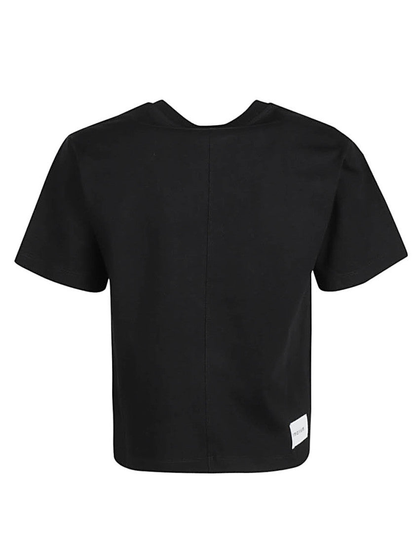 Black Slim Fit Cotton T-shirt 2