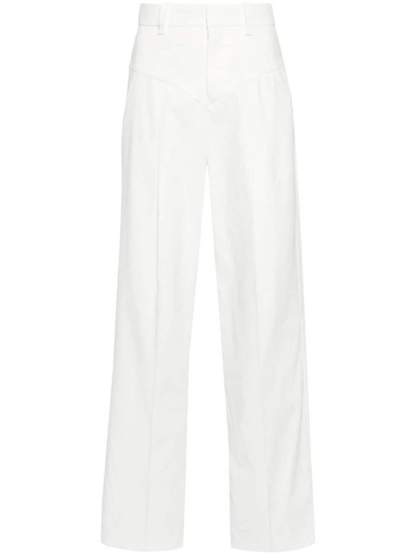 White Staya wide leg trousers 2