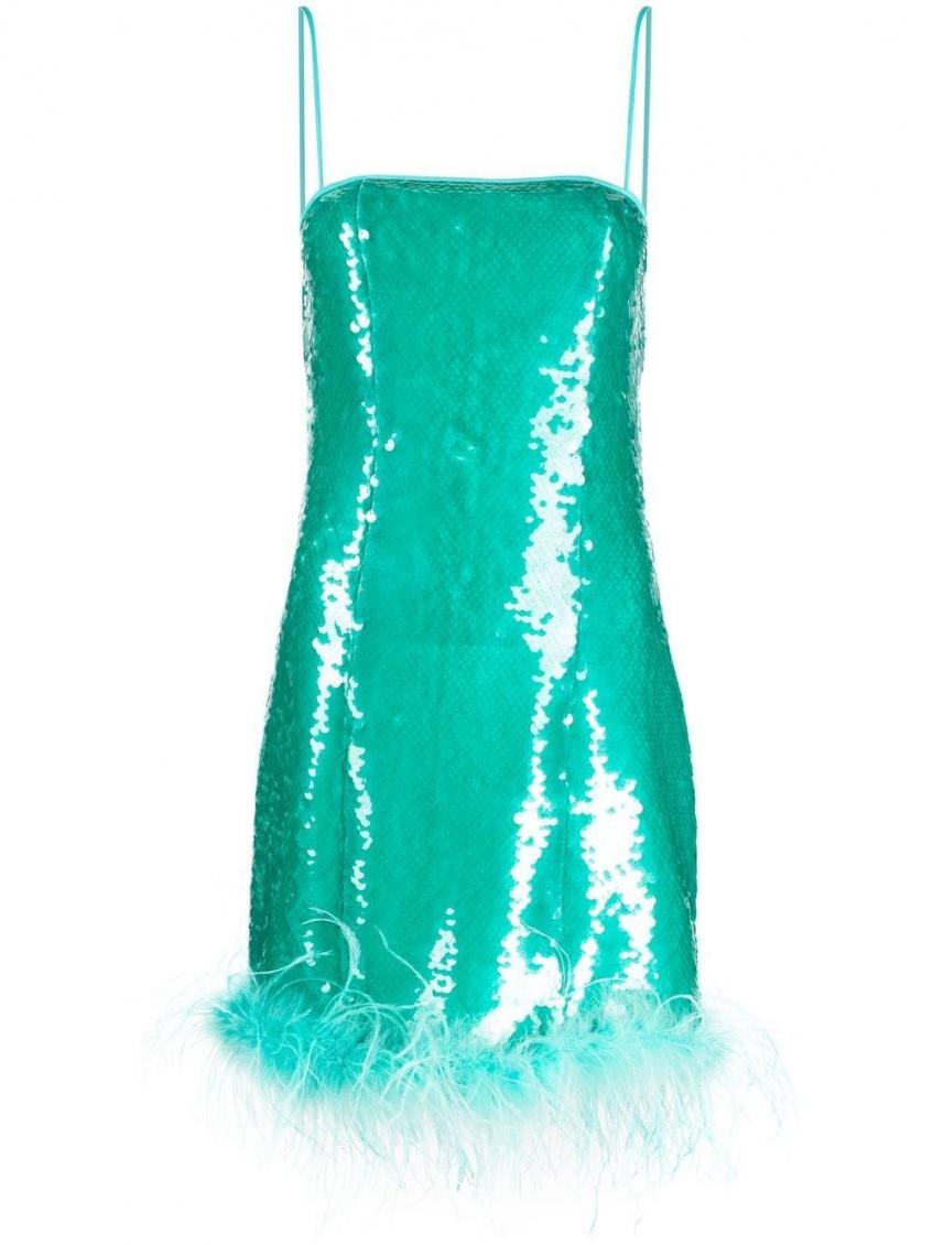 Aqua Short Dress 2