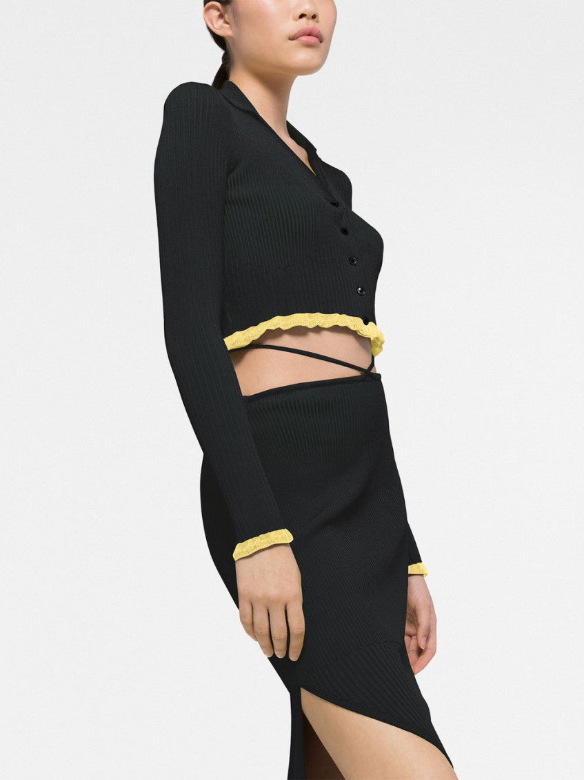Black Cropped Top 3