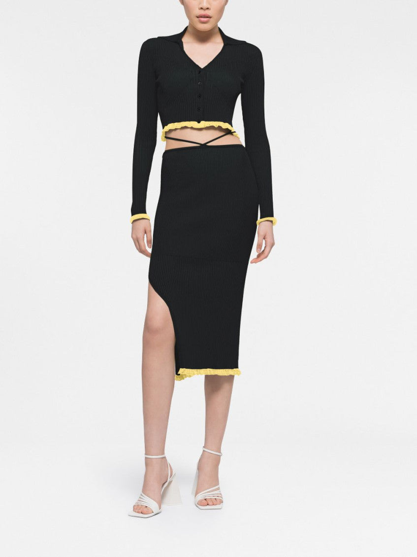 Black Cropped Top 7