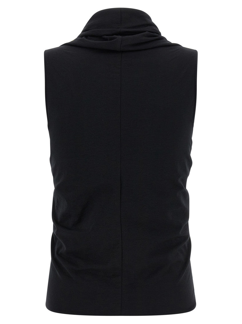 Black 'Jersey SS Prong' top 2
