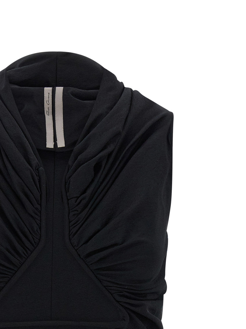 Black 'Jersey SS Prong' top 3