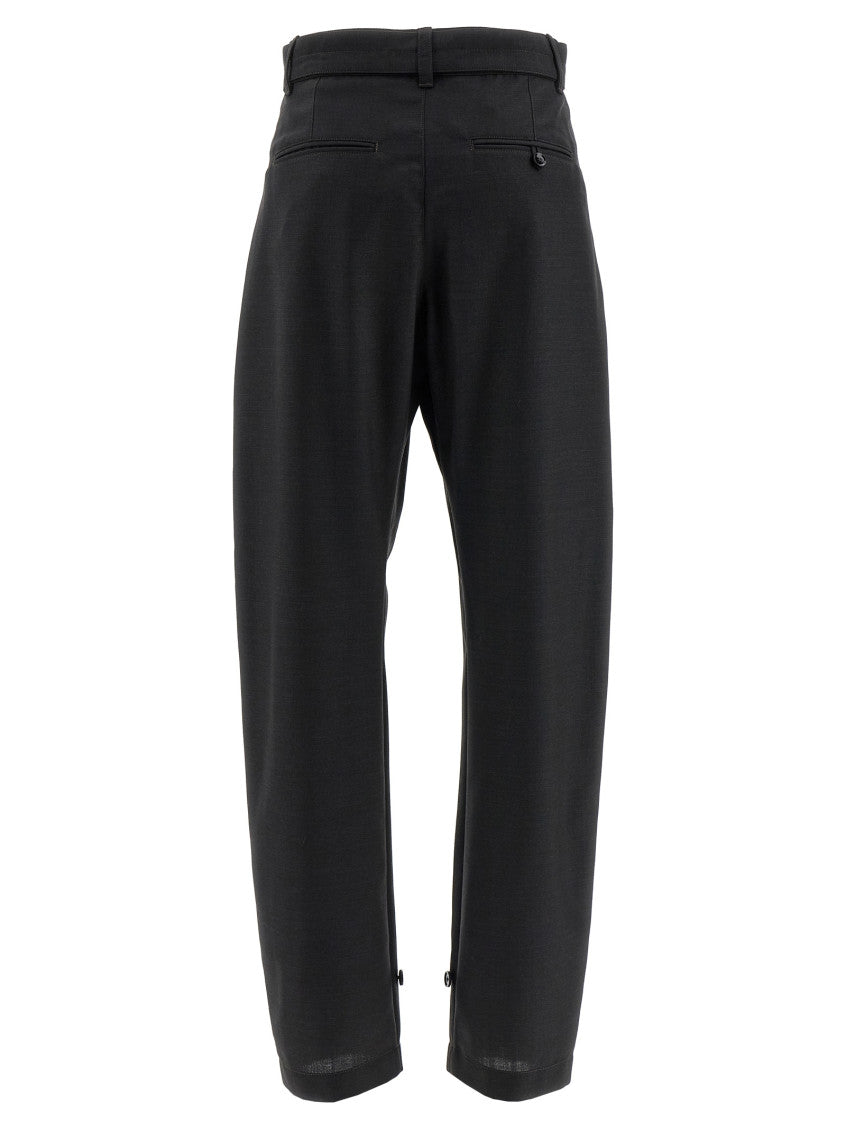 Black 'Curved Tailored' pants 2