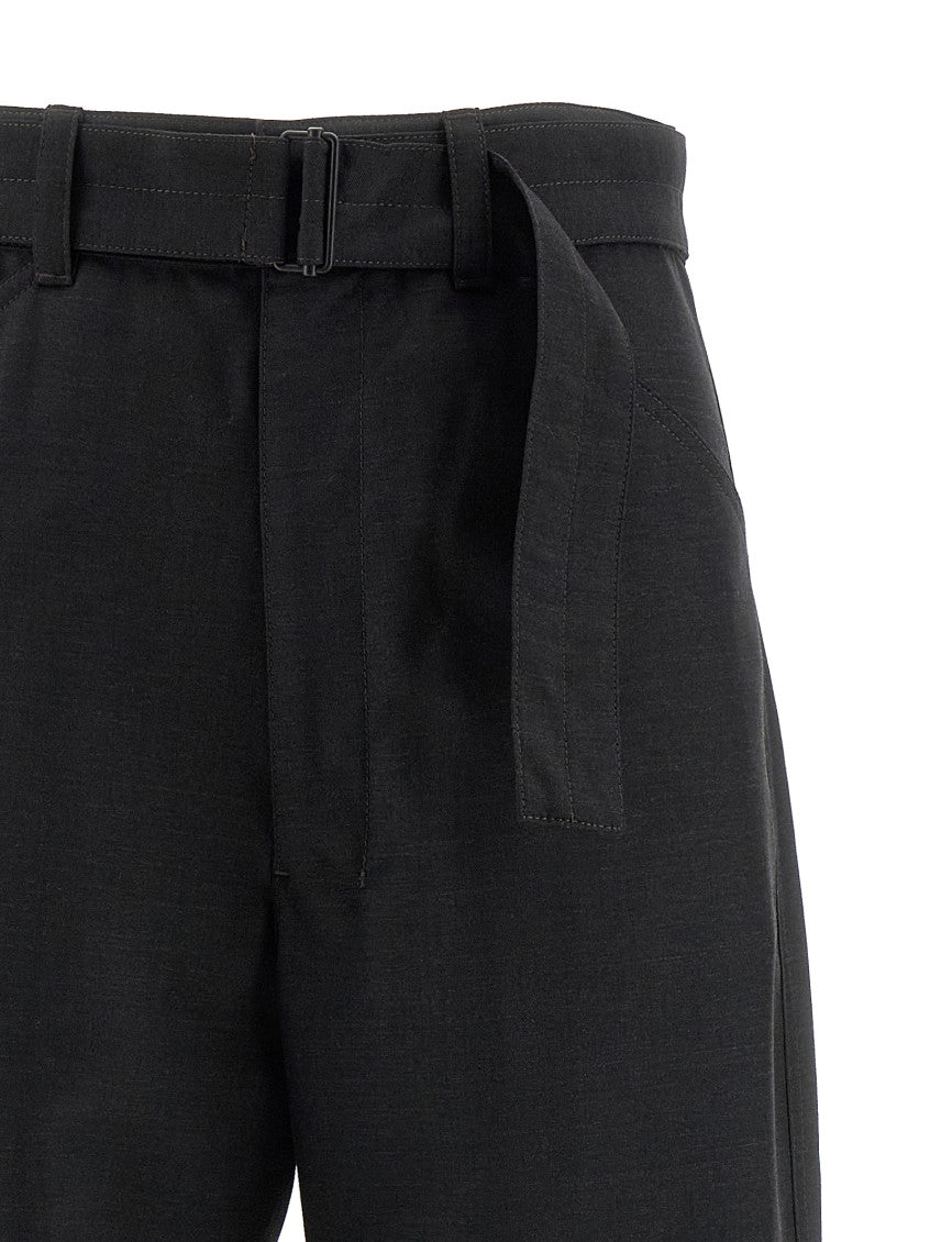 Black 'Curved Tailored' pants 3
