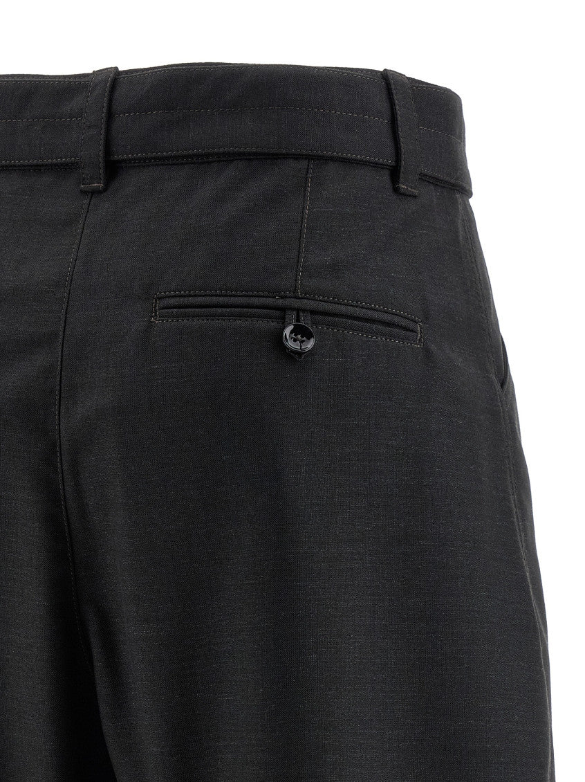 Black 'Curved Tailored' pants 4