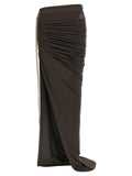 Brown Moncler + Rick Owens 'Adjustable' skirt 1