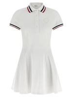 White Logo embroidery tennis dress 1