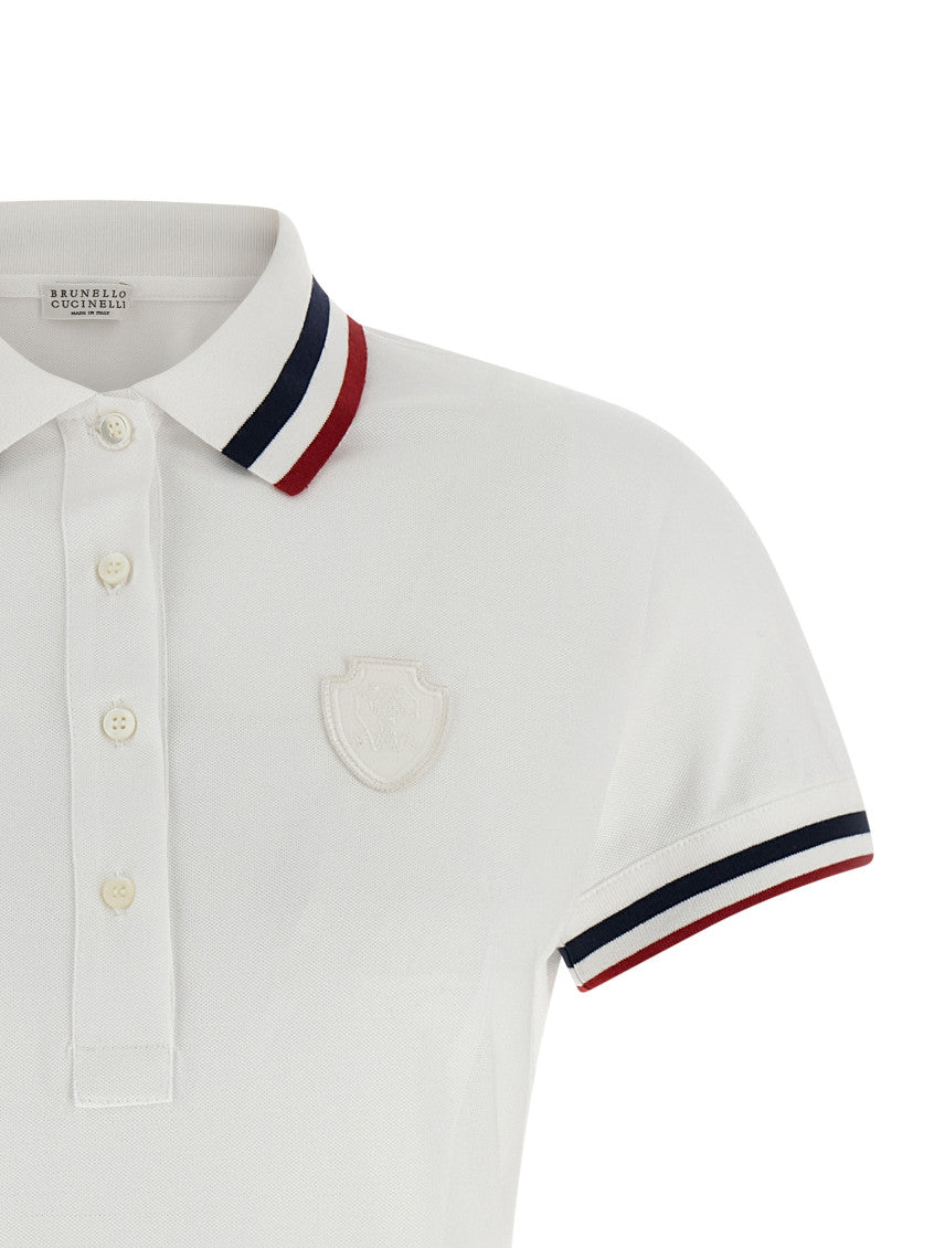 White Logo embroidery tennis dress 4