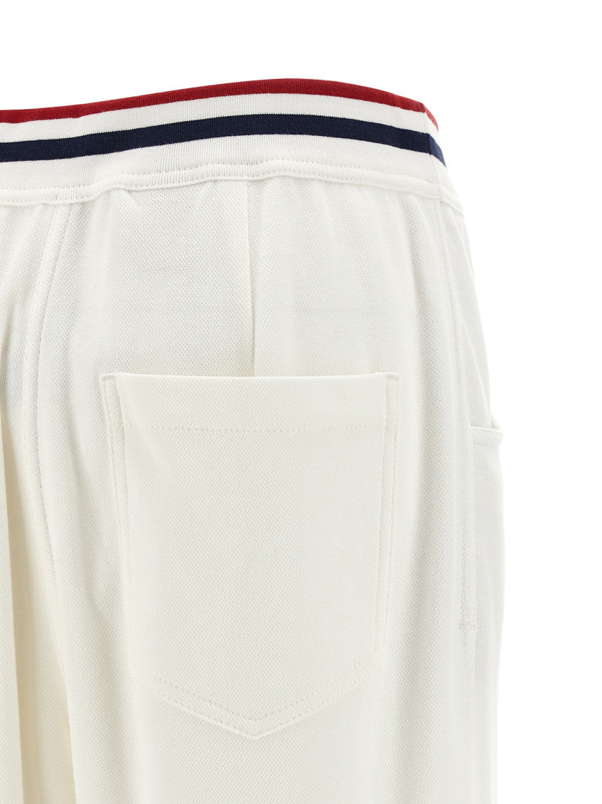 White Heraldic coat of arms joggers 4