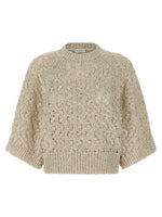 Beige 'Dazzling' sweater 1