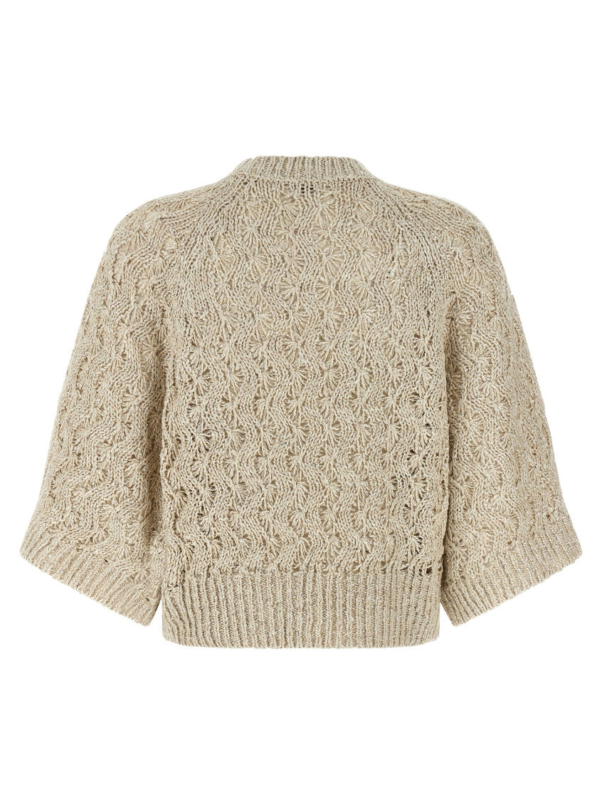 Beige 'Dazzling' sweater 2