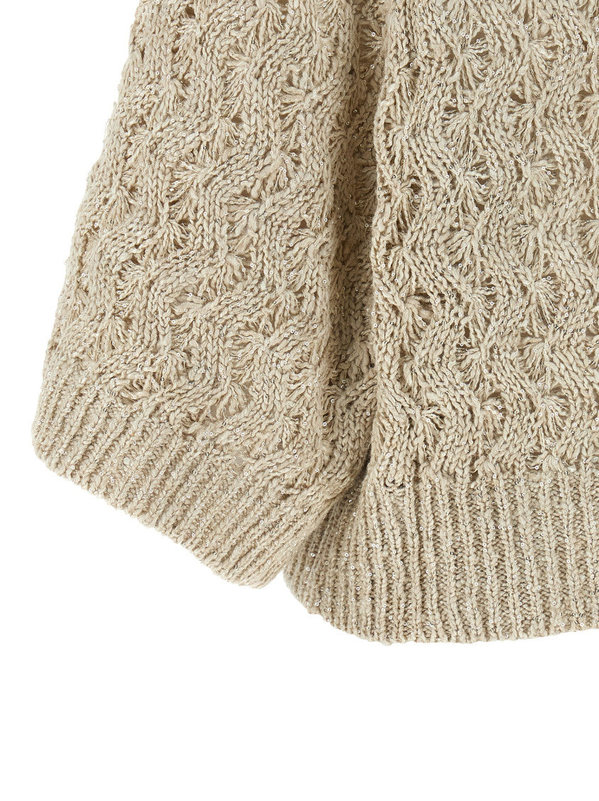 Beige 'Dazzling' sweater 4