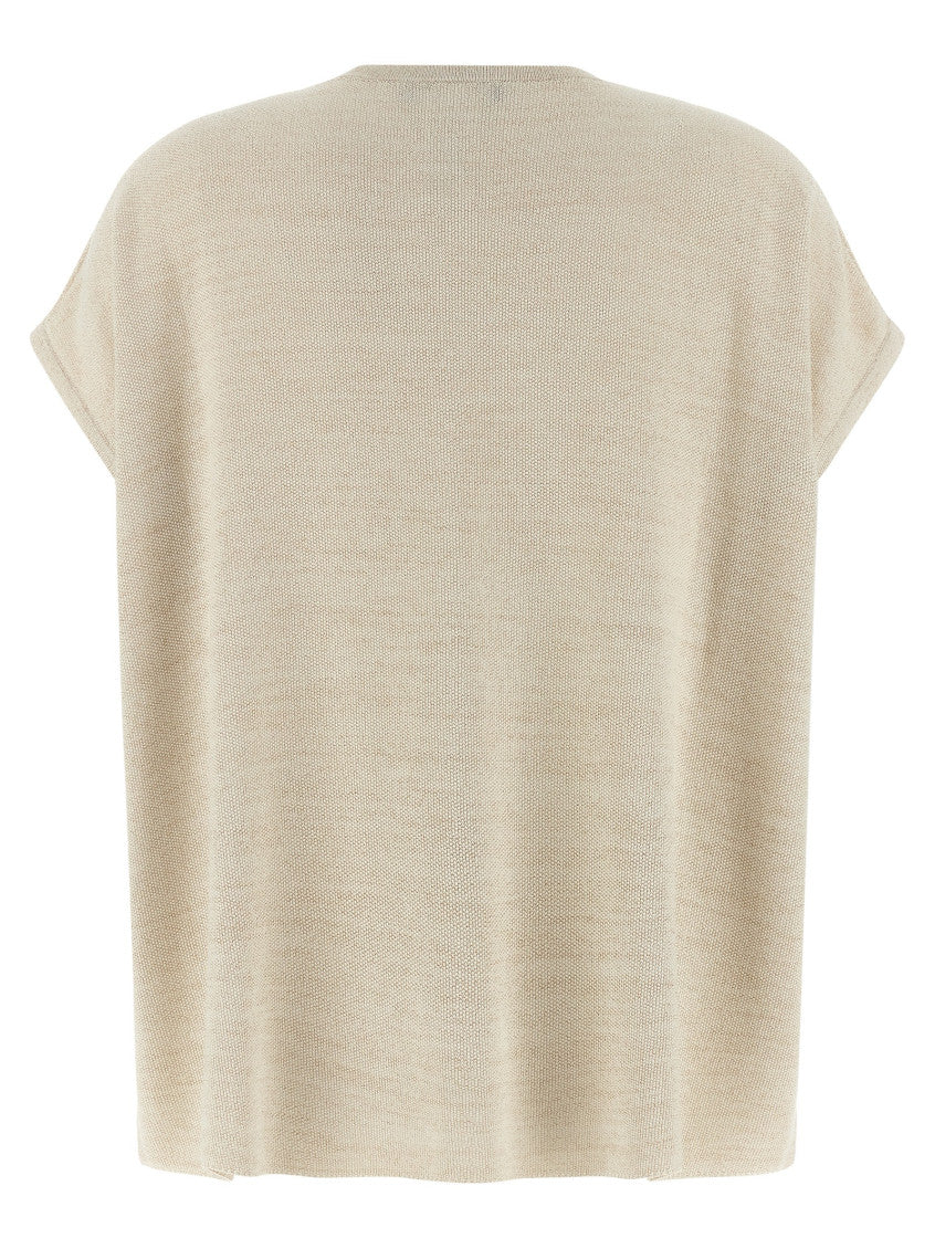 Gold Lamé thread sweater 2