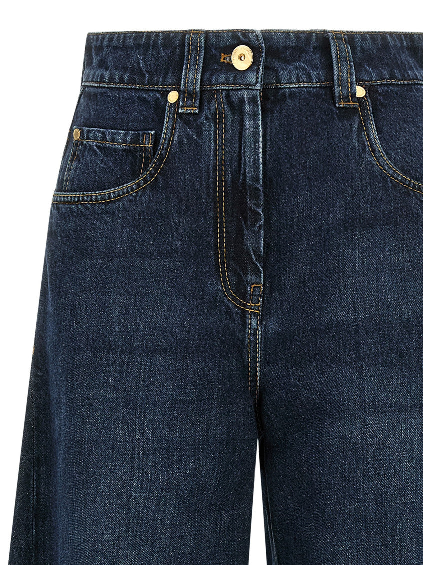 Blue 'Wide Barrel full lenght' jeans 3
