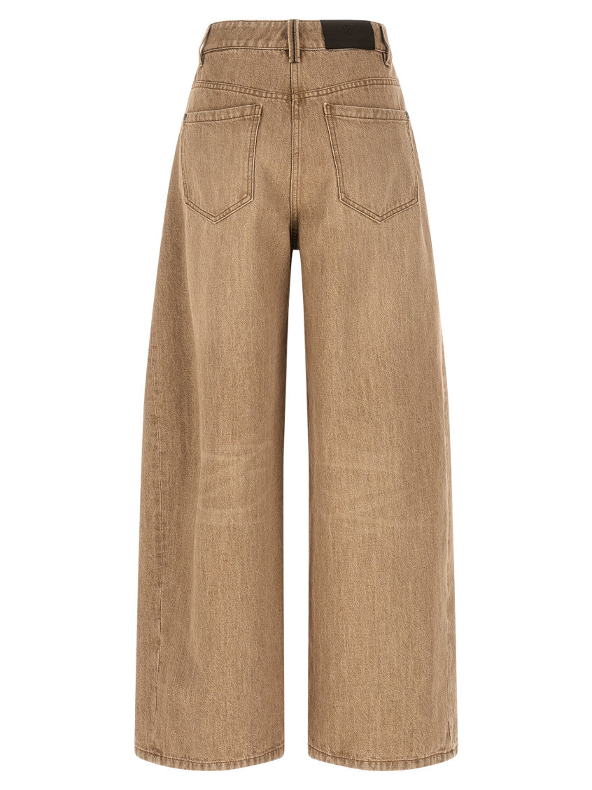 Beige 'Wide' jeans 2